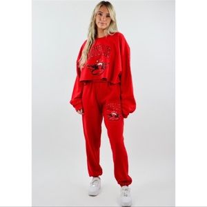 Boys Lie Dream Team Sweatpants ★ Red